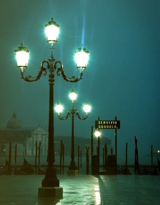 Rainy Night, Venice, Italy