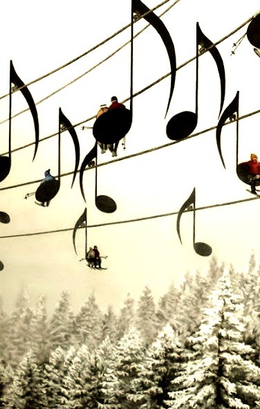 Musical Ski Lift, France