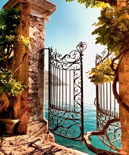Gate Entry, Lake Como, Italy